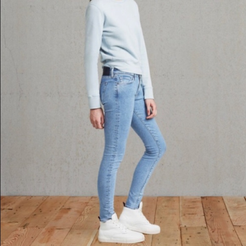 Levi's Blue Skinny Jeans High-Rise Stretch